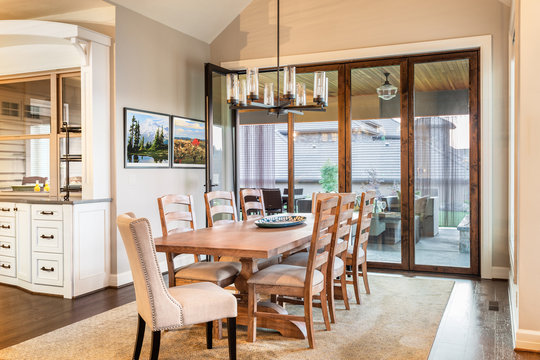 Beautiful Dining Room in New Luxury Home