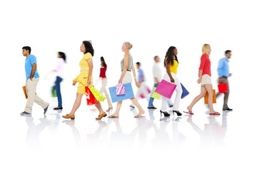 Obraz premium Shopping Purchase Retail Customer Consumer Sale Concept