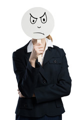 Unrecognizable businesswoman