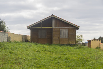 Caba&ntilde;a de madera