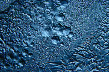 abstract blue background cold ice texture with cracks