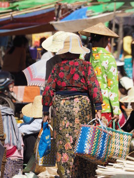 Mercado en Kalaw (Myanmar)