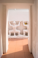 Giants raise a pagoda