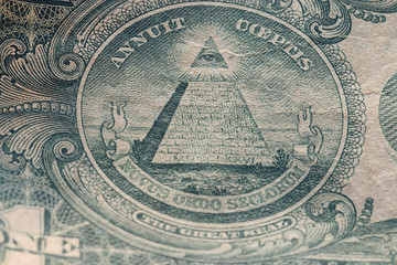 Fototapeta na wymiar fragment banknotes US dollars background