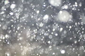 Abstract black white snow texture on black background 