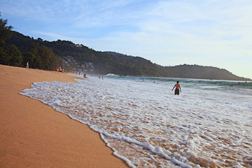 surf sea sand wave