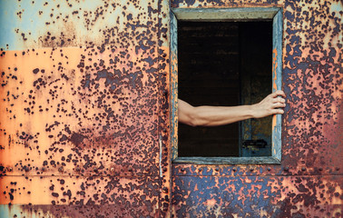 Rust iron background