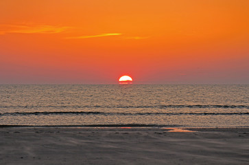 Sonnenuntergang am Meer