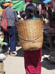 Mercado en Kalaw (Myanmar)