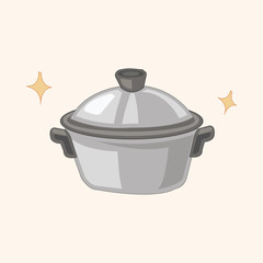 kitchenware rice cooker theme elements vector,eps