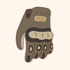 racing glove theme elements vector,eps