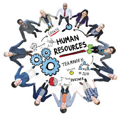 Fototapeta na wymiar Human Resources Employment Teamwork Support Concept
