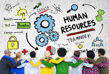 Human Resources Employment Job Teamwork Friendship Concept