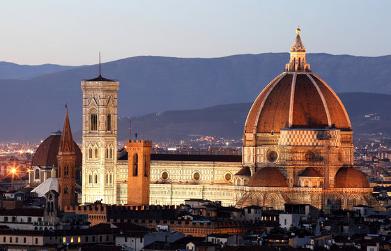 Florence Cathedral at Dusk