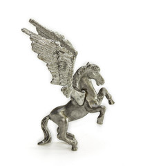 Pewter figurine of Pegasus