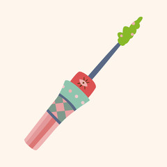 mascara theme elements vector,eps