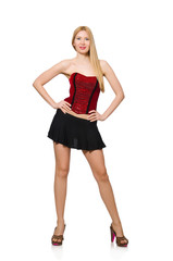 Fototapeta premium Woman in fashion clothing concept