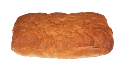 Isolated Italian ciabatta bread