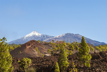 Snow on Pico de Teide