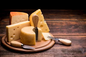 Stickers pour porte Produits laitiers Du fromage