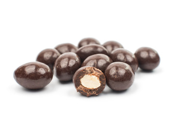 almonds in chocolate