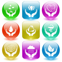 plant in hands, bird in hands, love in hands, protection blood,