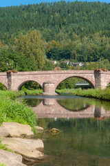 Fototapeta premium Hirsauer Brücke Hirsau