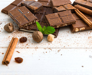 variety of chocolate