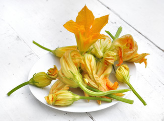 fleurs de courgette