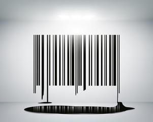 barcode on the wall