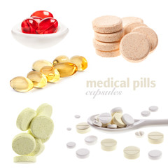 Medical pill tablet