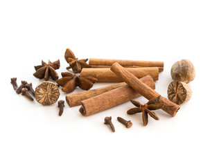 cinnamon stick and star anise spice