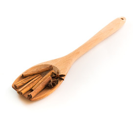 cinnamon stick and star anise spice