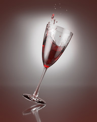Glass of wine