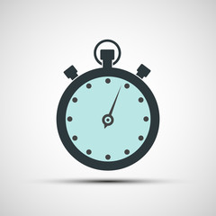 Vector icons of sports stopwatch