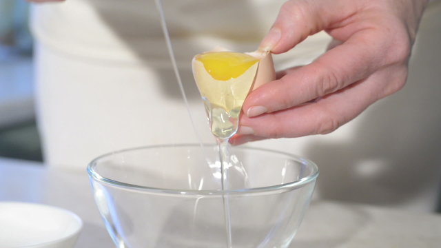 Eggs being separated