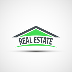 Vector icon of real estate