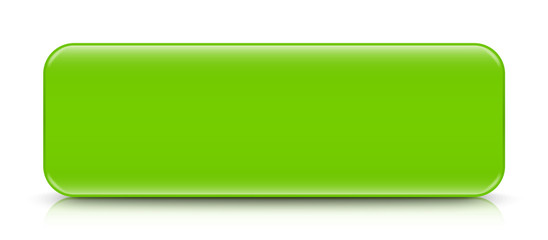 long light green button template with reflection