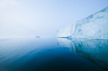 Glaciers and icebergs