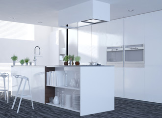 Moderne weiße Luxus Küche | Architektur Interieur / Interior