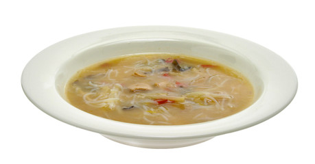 Thai-Suppe mit Glasnudeln