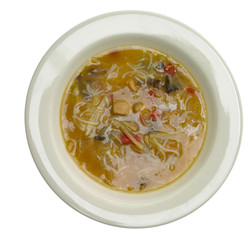 Thai-Suppe mit Glasnudeln