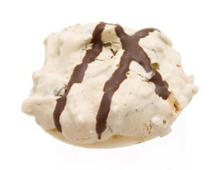 Baiser Gebäck mit Oblate