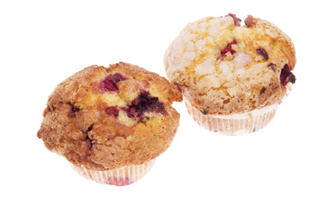 Muffins mit Kirschfüllung