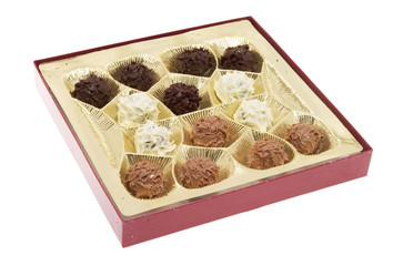 Pralinenschachtel mit Trüffel