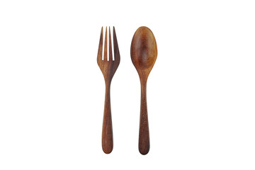 wooden spoon and fork - Powered by Adobe