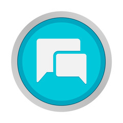 Naklejka premium Flat App Button