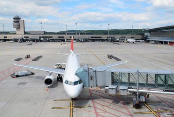 Aircraft ready for boarding