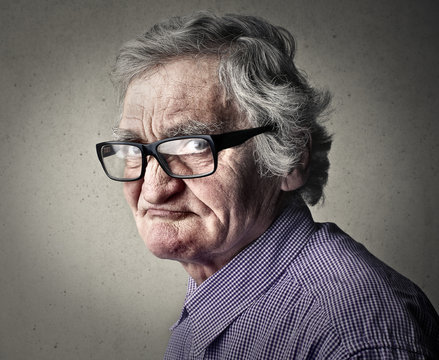 Elderly man's portrait