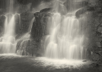 Waterfall in the Pas Valley, Cantabria, Spain